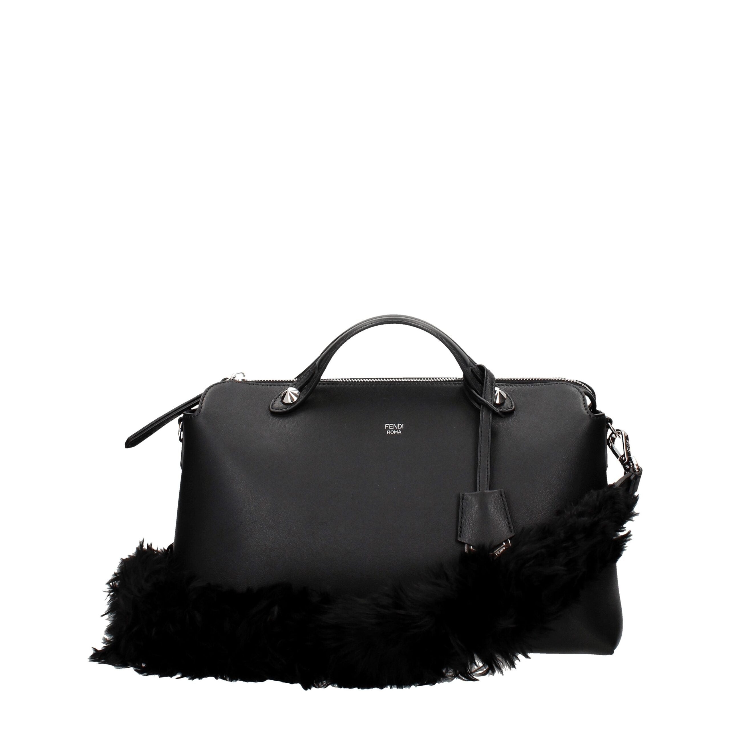Fendi Black Leather Shoulder Bag